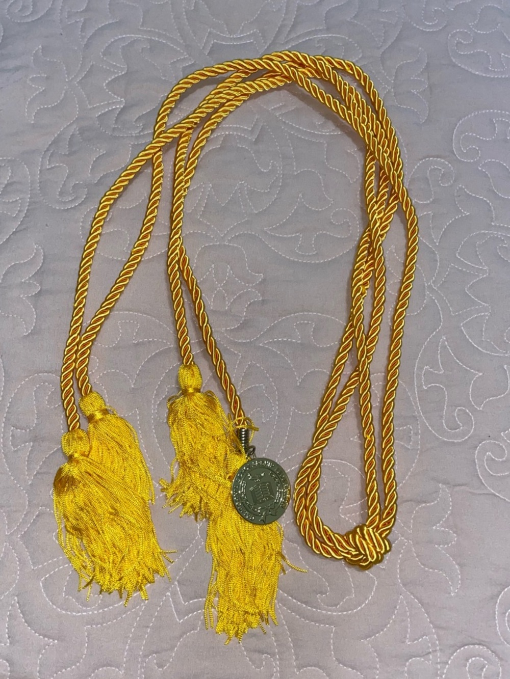 California Scholarship Federation Yellow Tassel Graduation Cord High School CSF